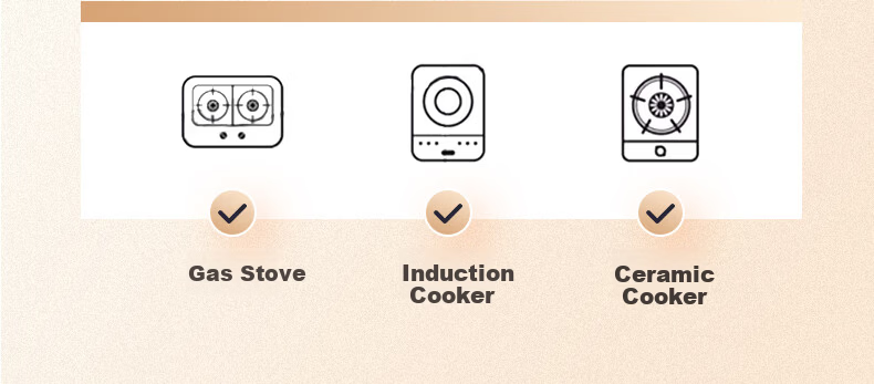 Midea Non-Stick Flat Frying Pan Titanium Grade 1 Spark Oil Concentration Steak and Egg Pan for Gas and Induction Cooktops 16