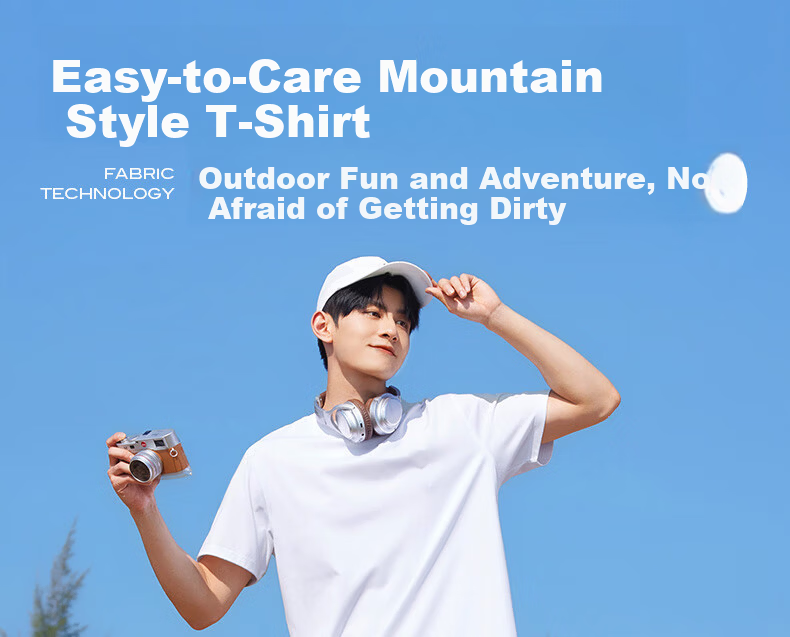 MiiOW Men's Vest 100% Cotton 3 Anti-Black Technology Spring Autumn Short Sleeve Solid Color Cooling Base Shirt 4