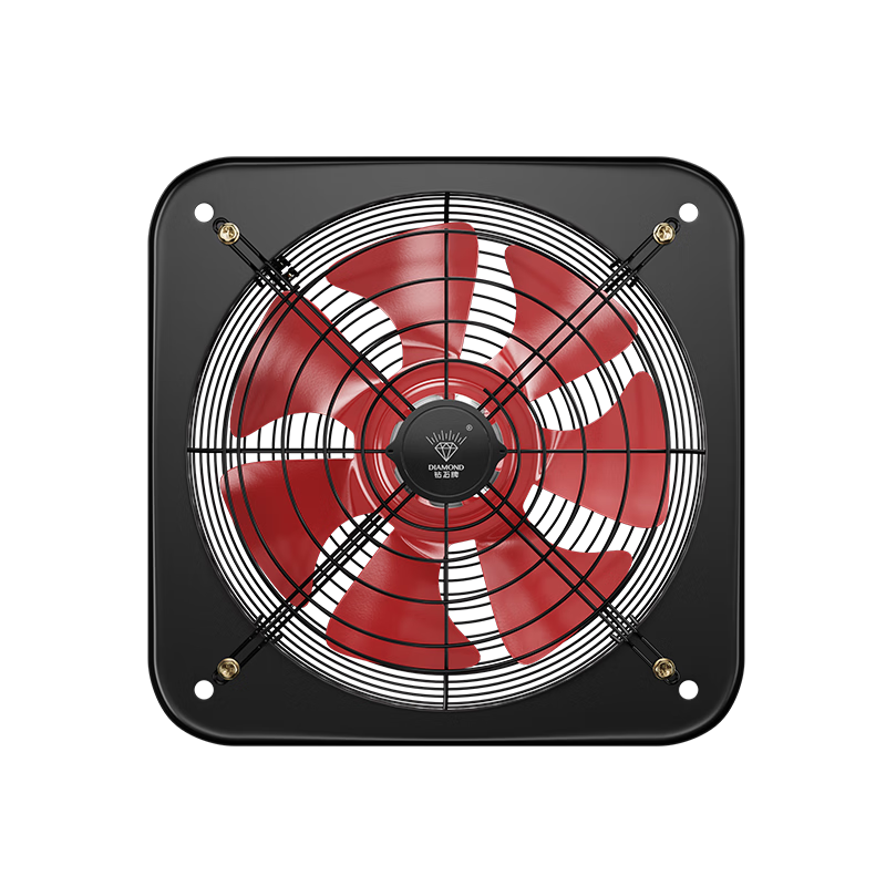 DIAMOND 14-Inch Seven-Blade High-Power Industrial Exhaust Fan for Home Kitchen Ventilation and Smoke Extraction