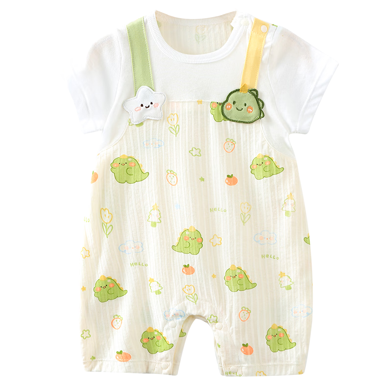 Youqi Baby Clothes Summer Thin Short Sleeve Breathable Infant Romper Stylish Summer Jumpsuit for Babies and Toddlers