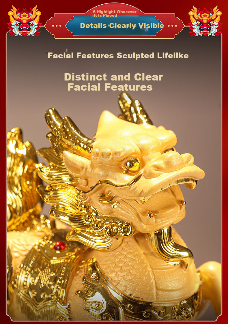 Lizhi Yuan Wealth-Attracting Qilin Figurine Ornament Office Desktop Decoration Living Room Cashier Desk Lucky Charm 7