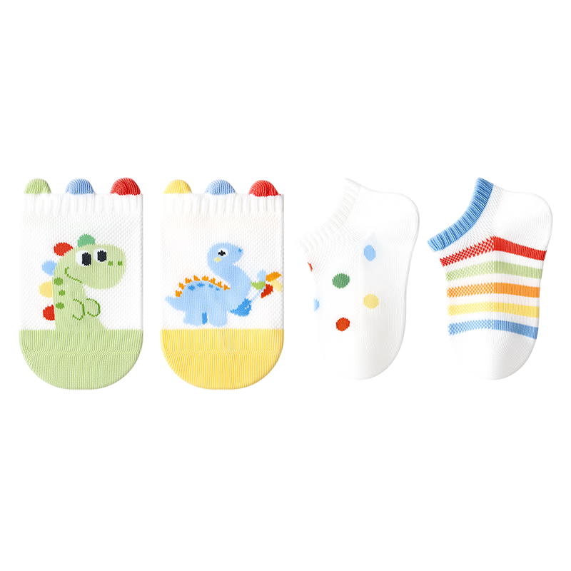 Baby Floor Socks Summer Thin Pure Cotton Indoor Cooling Non-Slip Infant Toddler Short Socks Children's Socks
