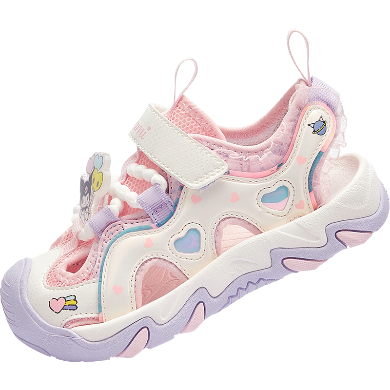 Balabala [Sanrio IP balaOne] Kids Sandals Girls Sports Shoes 2026 Summer New Beach Shoes