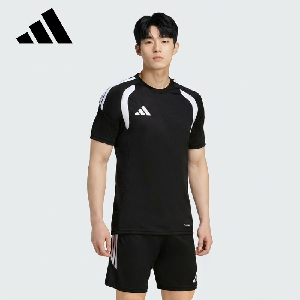 Adidas Men's Soccer Series TIRO26L JSY M Short Sleeve KB1348 Black XS 1