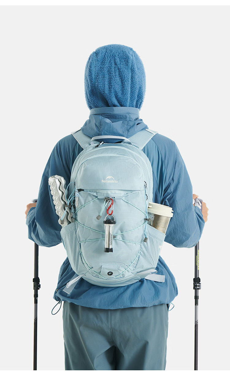 Naturehike Nuokelongwa Base 20L Lightweight Hiking Backpack Unisex Outdoor Mountaineering Travel Casual Double Shoulder Bag 17