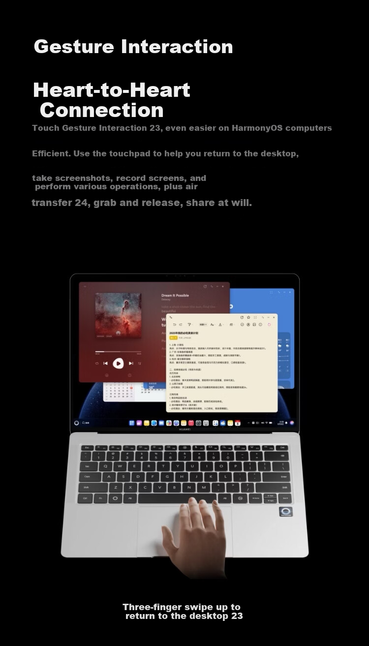 HUAWEI MateBook Pro Soft Light Edition Laptop, OLED Eye-Protecting Cloud Clear Soft Light Screen, HarmonyOS, 970g Ultra-Thin Long Battery Life, 32GB RAM, 1TB Storage, Xuanbai Color 17