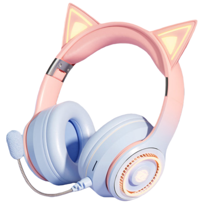 EZHK Children's In-Ear Monitor Headphones Noise-Canceling Bluetooth Over-Ear Headset for Students Ages 6-15 Reading and Learning Gift for Boys and Girls