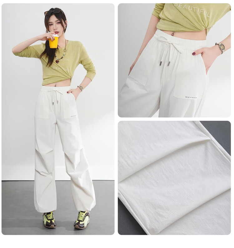 Free Style Women's Cargo Pants Summer Thin 2026 New High Waist Slim Waterproof Quick-Dry Outdoor Paratrooper Hiking Tactical Pants 25