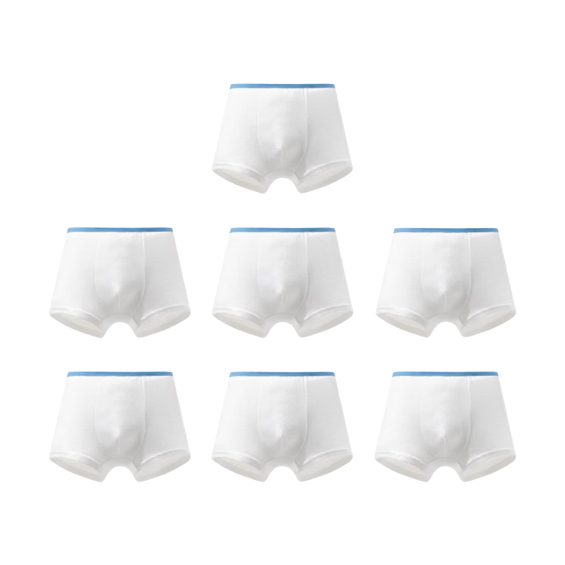 Jiao Nei One-Time Plan 365S Children's Disposable Underwear Unisex 3-6-12 Years Antibacterial Daily Cotton Briefs 7 Pieces