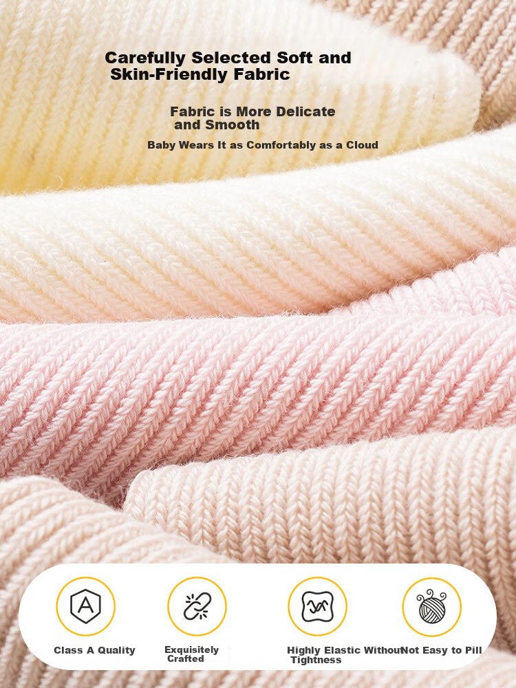 9i9 Children's Long Tube Socks Spring and Autumn Baby Non-slip Dot Walking Socks Floor Socks High Tube 2 Pairs M (1-3 Years) 4