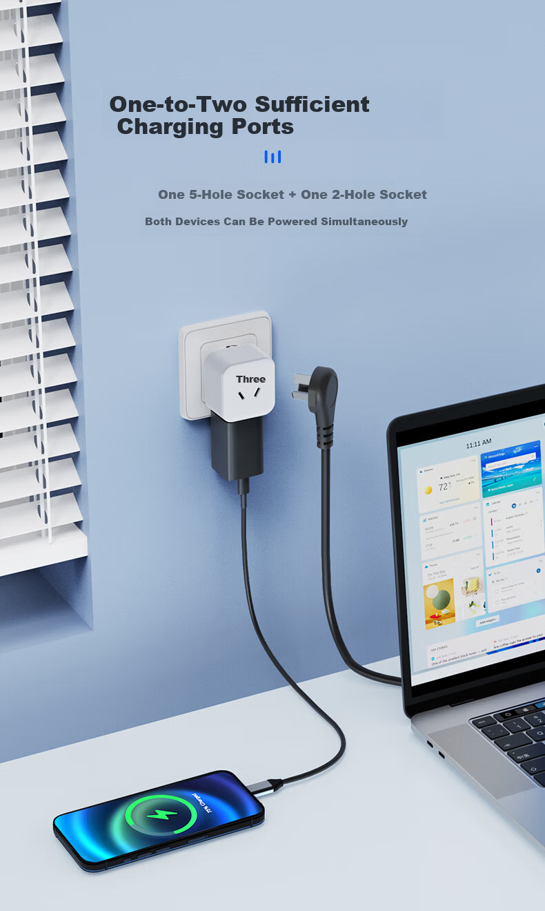 ORICO UK Plug Adapter Socket Power Strip for Singapore Malaysia UK Hong Kong Macau 8