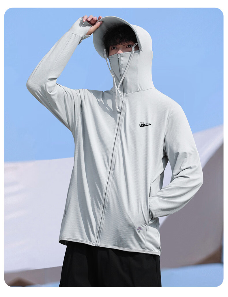 Warrior Men's Summer Cooling Breathable Sun Protection Jacket UV Protection Fishing Skin Jacket Lightweight Coat for Men 8