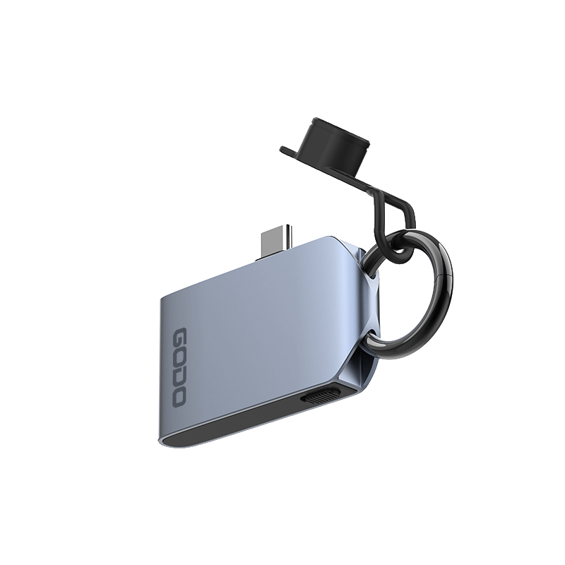 GODO M.2 NVMe SSD Enclosure Direct Plug-in Type-C External Aluminum Case 10Gbps for Apple iPhone Laptop Desktop