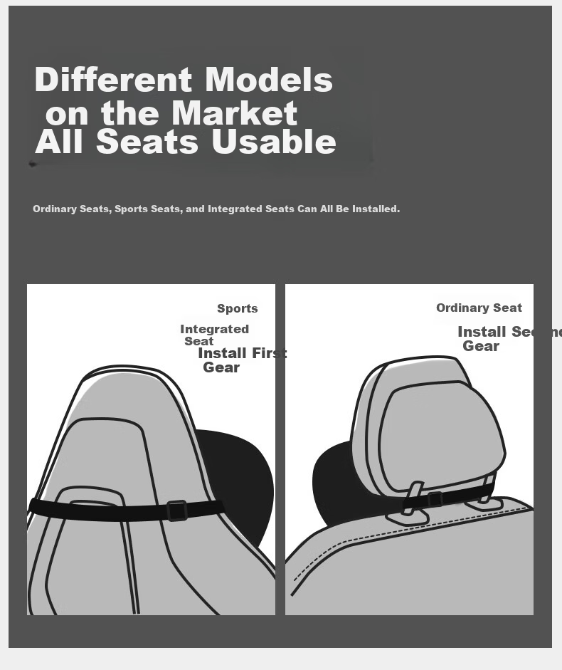 BIMLL Lamous Japanese Car Headrest Neck Pillow Lumbar Support Cushion for Maybach Mercedes Tesla 13