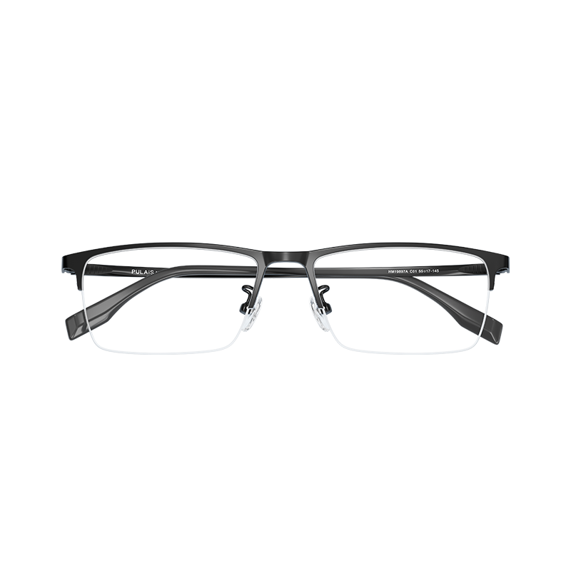 Pulais Reading Glasses for Men, Genuine Business Lightweight Titanium Gold Eyeglasses, Japanese Imported High-Definition Bifocal Reading Glasses