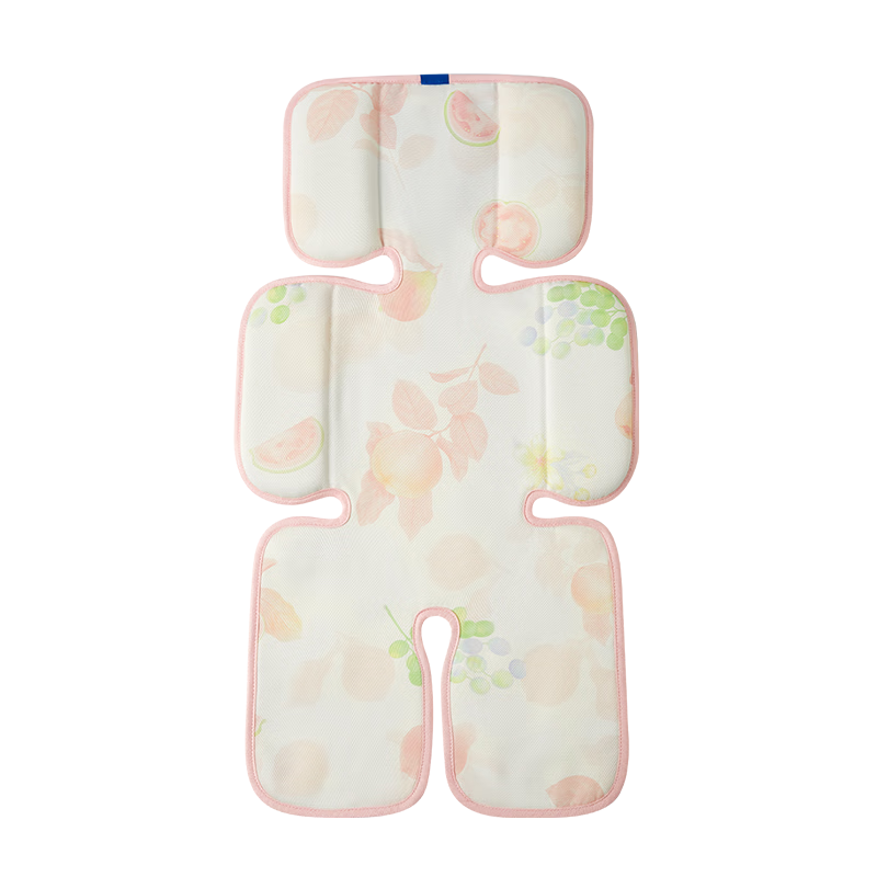 Babycare Tencel Ramie Stroller Breathable Baby Seat Cushion Universal Mat Guava Green 38×70CM