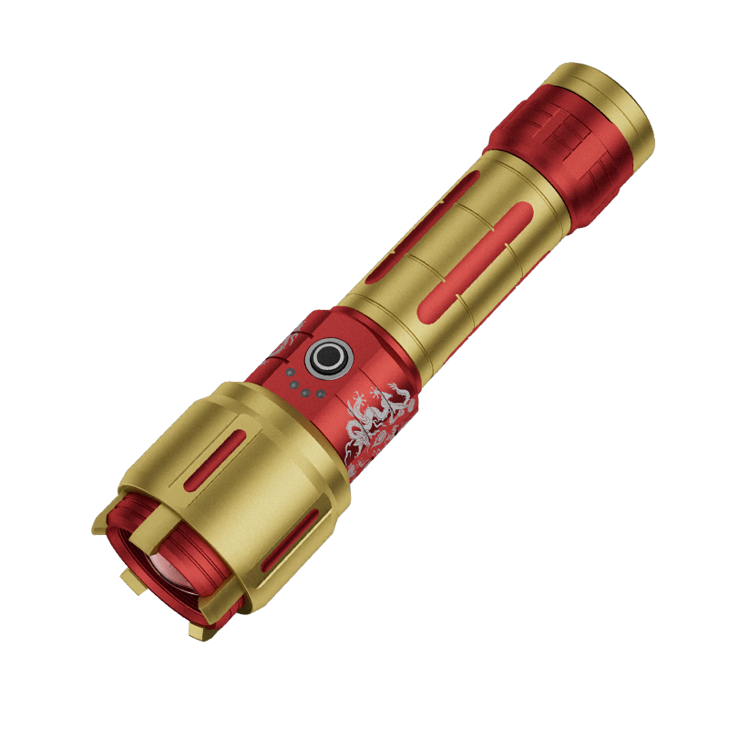 Tianhuo Flashlight Qian Kun High Brightness Ultra Long Battery Life 200000 Lumens Penetrating Outdoor Long Range Home Use
