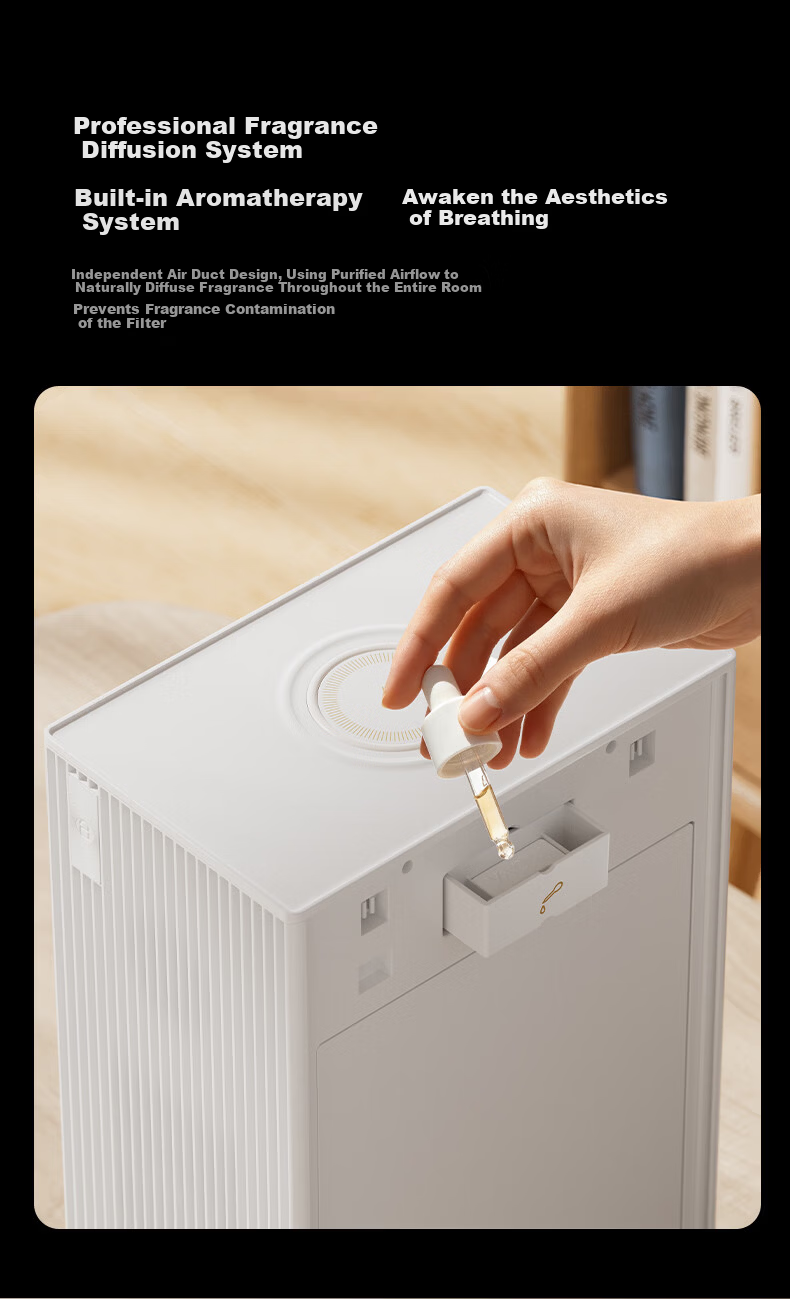 Mova Multifunctional Desktop Air Purifier Odor Removal Sterilization Allergy Relief Home Compact Speaker Aromatherapy Rechargeable 4-in-1 Purifier Zeno Z10 10