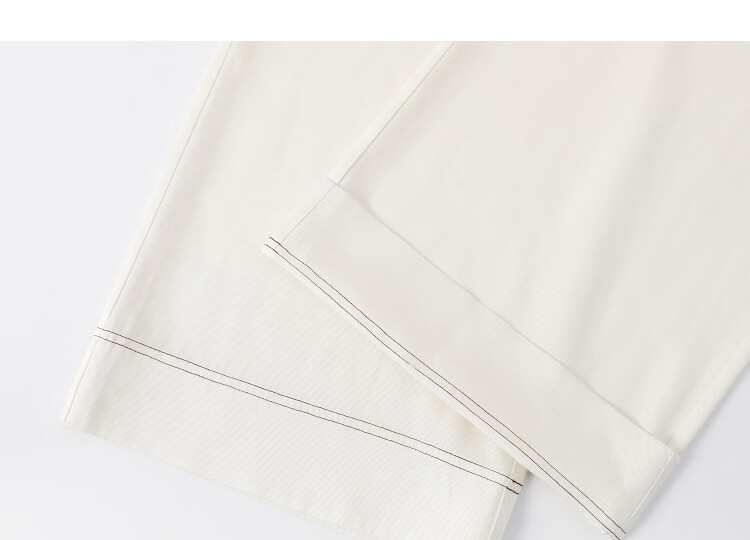 Demana [100 Lyocell] Summer 3D Pleated Color-Blocked Stitching Wide-Leg Slimming Casual Pants for Women Premium Feel 6