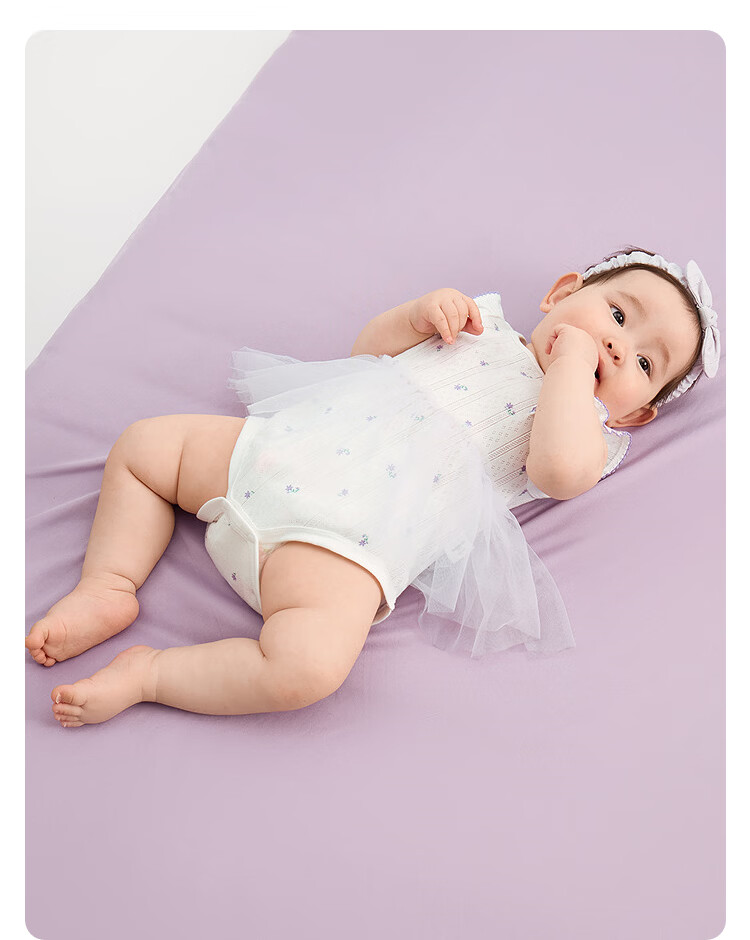 Balabala【balaOne】Baby Romper Infant Girls Triangle Bodysuit 2026 Cute Stylish Adorable 11
