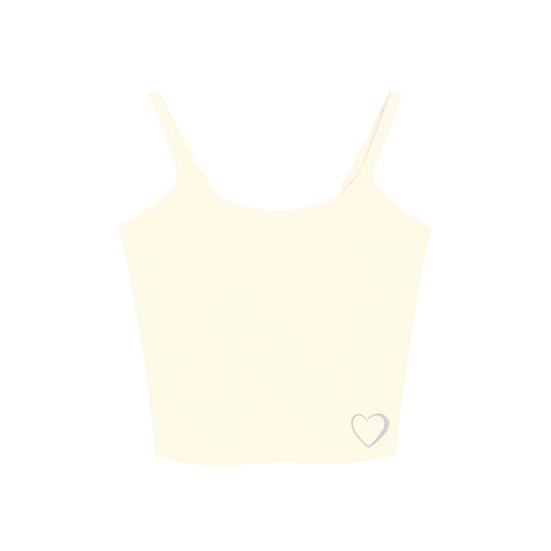 Hodo Padded Seamless One-Piece Base Camisole with Adjustable Straps Women's Versatile Tank Top