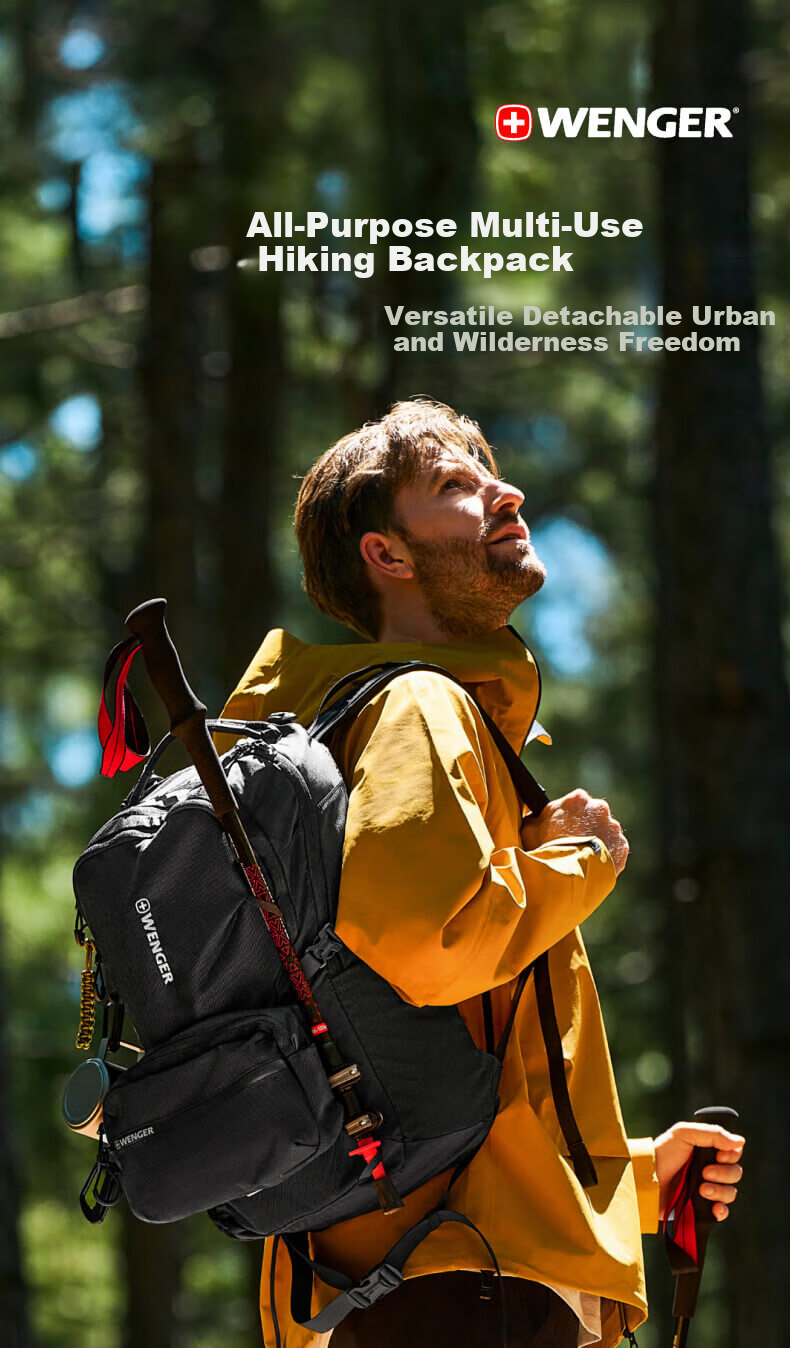 Weigo Waterproof Large Capacity Lightweight Backpack for Travel, Hiking, Outdoor, Commuting, Unisex 1