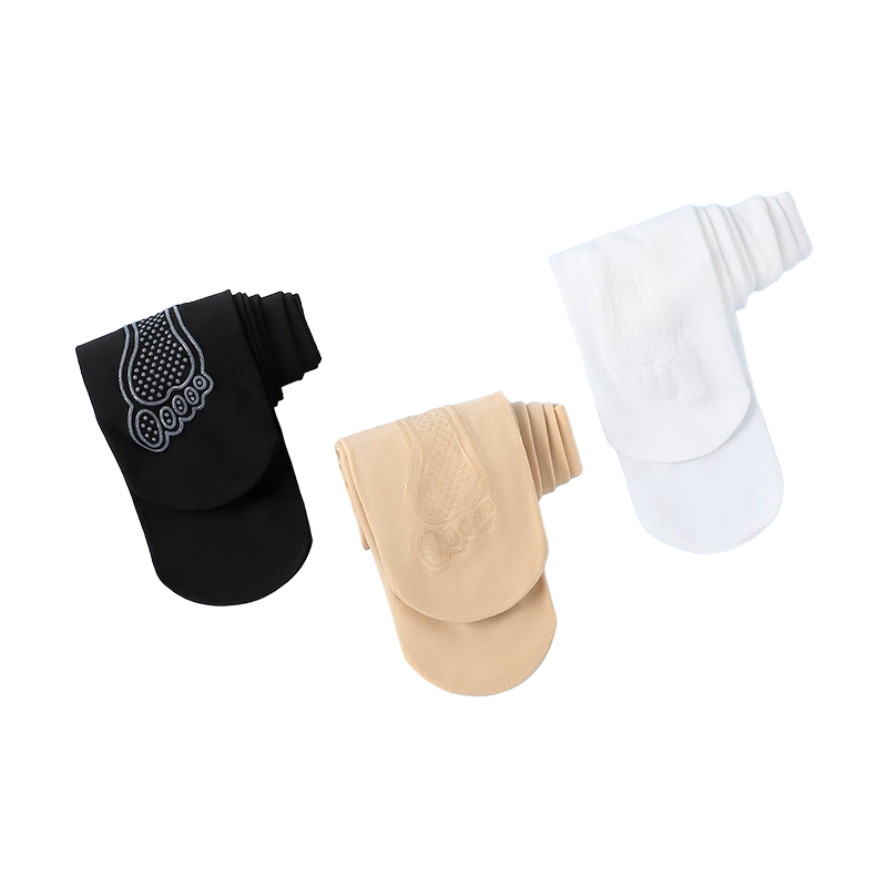 Bingxue Cotton Children's Dance Socks Girls Spring Summer Thin Non-Slip Steel Silk White Tights Dance Elastic Leggings