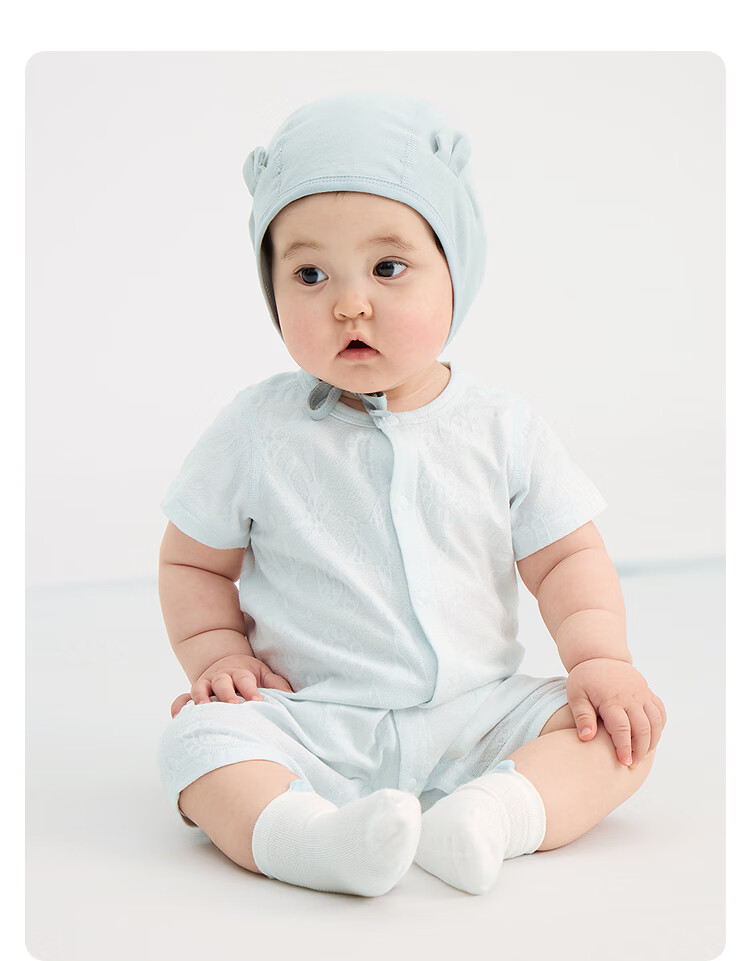 Balabala【balaOne】Baby Romper Infant Jumpsuit 2026 Fresh Natural Simple Cute 10