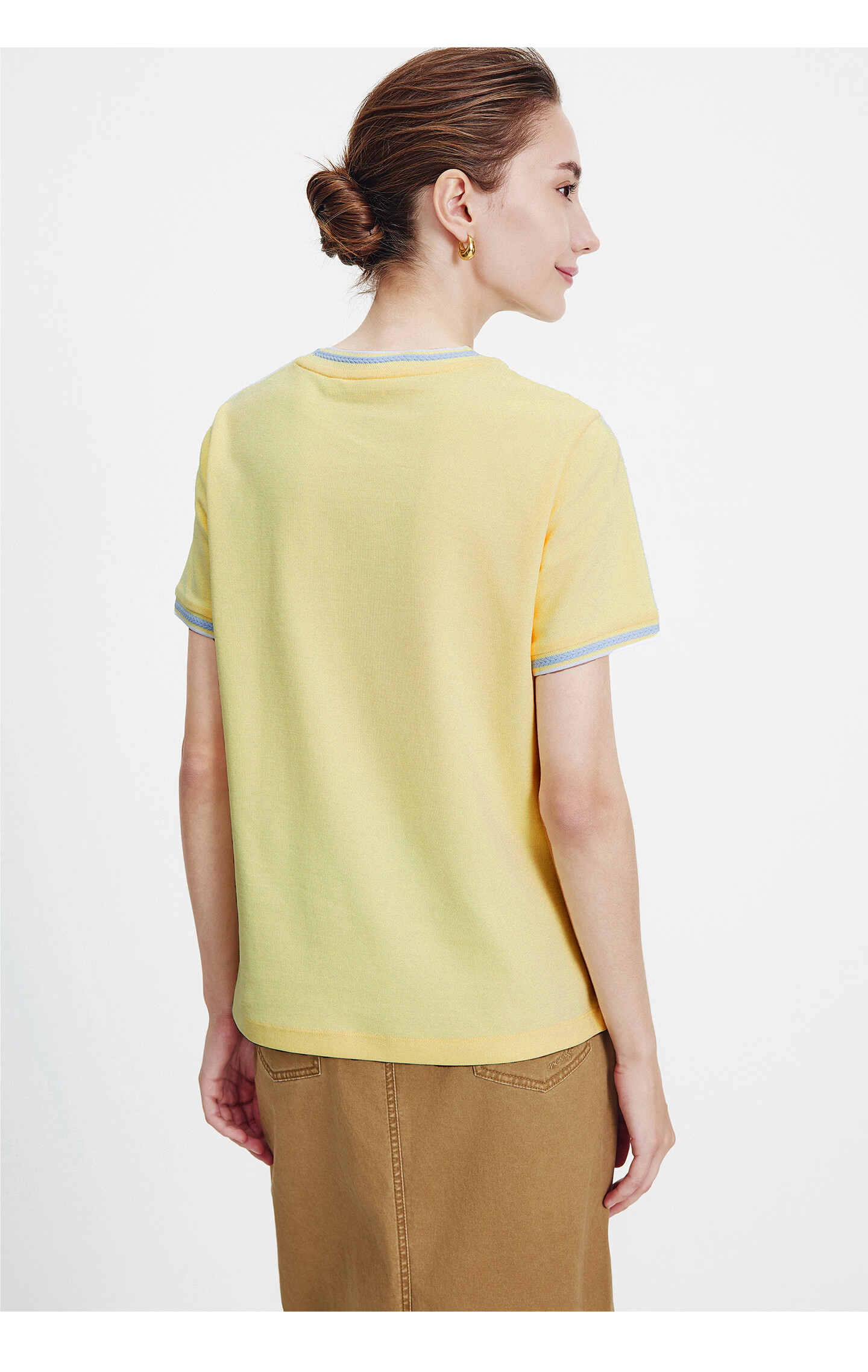 Navigare Small Sailboat Antibacterial Short Sleeve T-Shirt for Women 2026 New Mosquito-Repellent Commuter Casual Crew Neck Top 2325506501 17