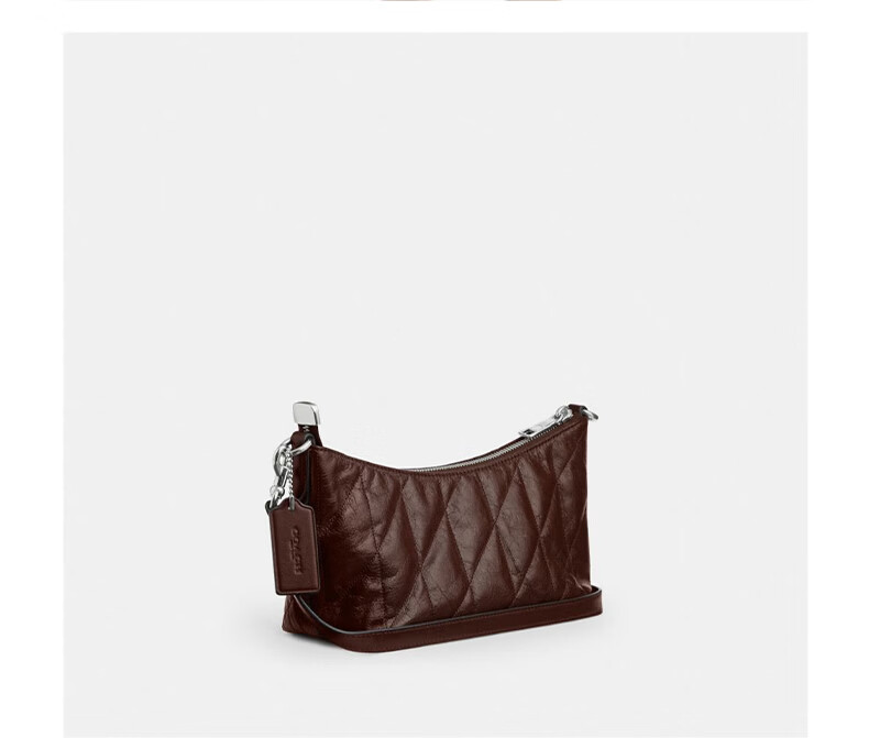 COACH Women's CAITLIN Quilted Detail Shoulder Crossbody Bag Black CDZ88 8