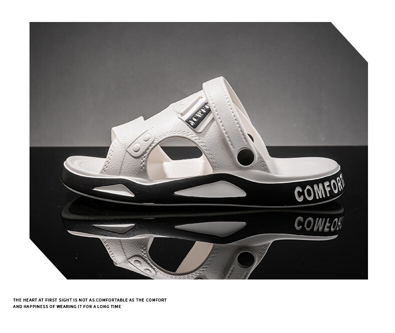 Aphrodite Men's Summer Driving Slippers Outdoor Sandals Large Size Non-Slip Odor-Resistant Beach Slides Brown 44-45 23