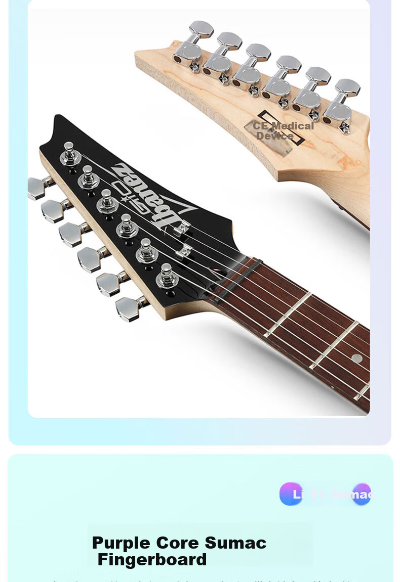 IBANEZ GRG131DX-BKF Electric Guitar Beginner Starter Kit for Men and Women 9