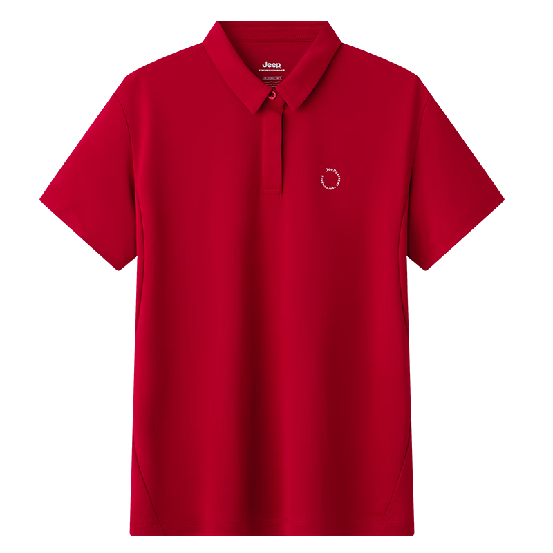 JEEP Women's Short Sleeve Polo Shirt UPF50+ Sun Protection Quick-Dry Outdoor Casual Breathable T-Shirt