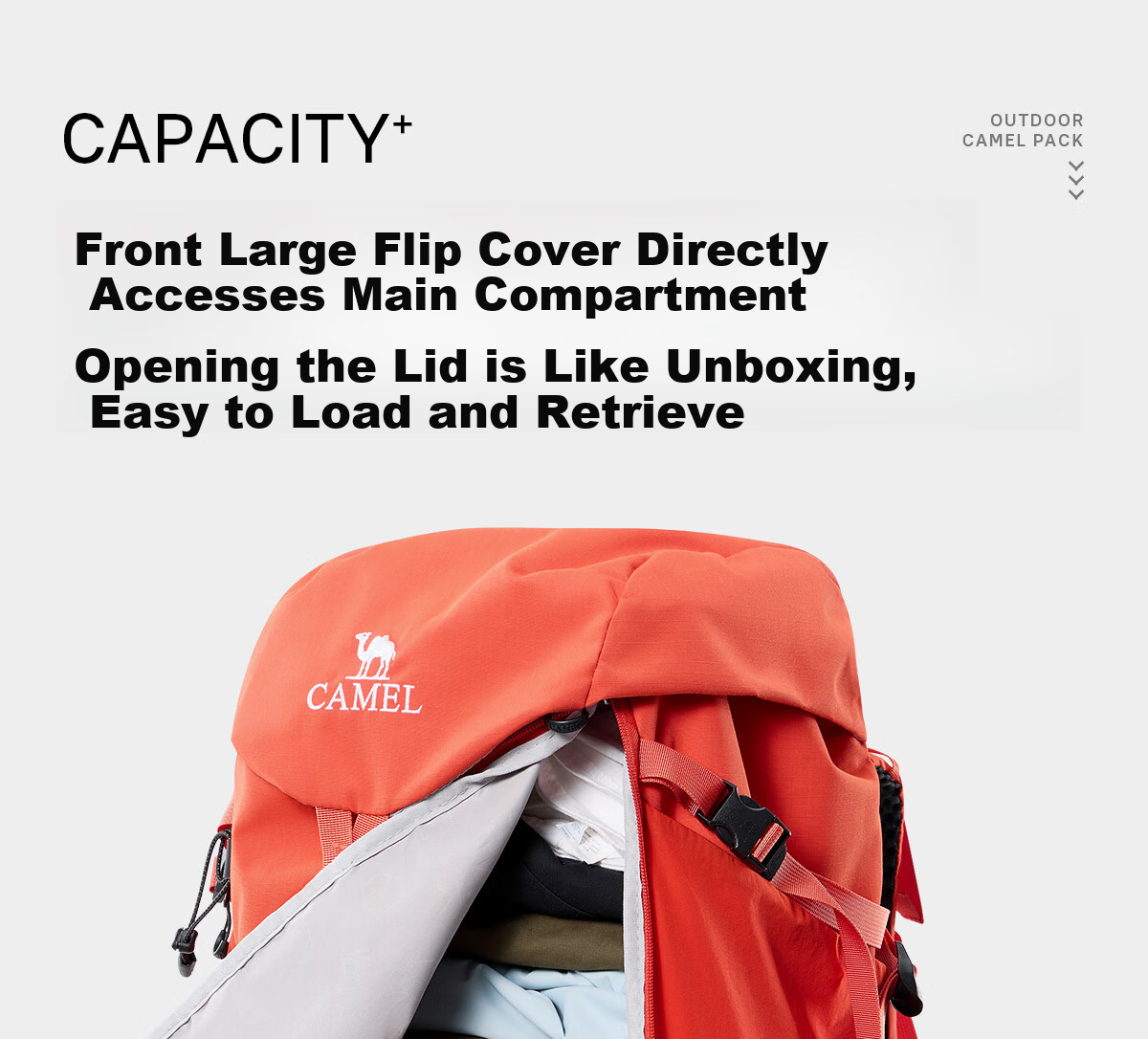 CAMEL King Armor Large Capacity Outdoor Camera Hiking Backpack Mountaineering Travel Backpack 10