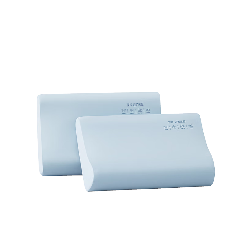 Luolai Home Textiles Memory Foam Pillow 2.0 Zoned Pressure Relief Neck Support Knitted Adult Pillow Core 40*70 Pair