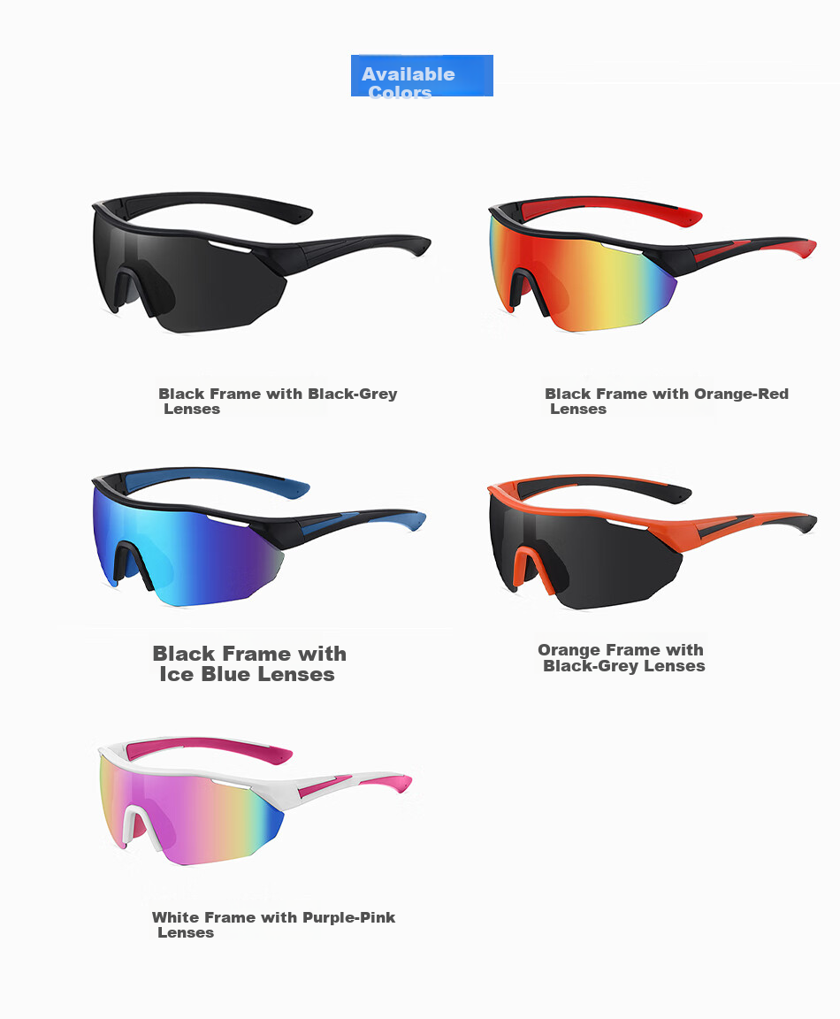 DRATRA Summer HD Polarized Sunglasses Men Outdoor Sports Cycling Fishing Driving Fashion Trendy Eyewear 2