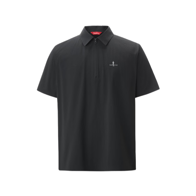 Biyinlefen Outdoor Functional Fabric 2026 Summer New Men's Casual Commuter Water-Repellent Short Sleeve Polo Shirt