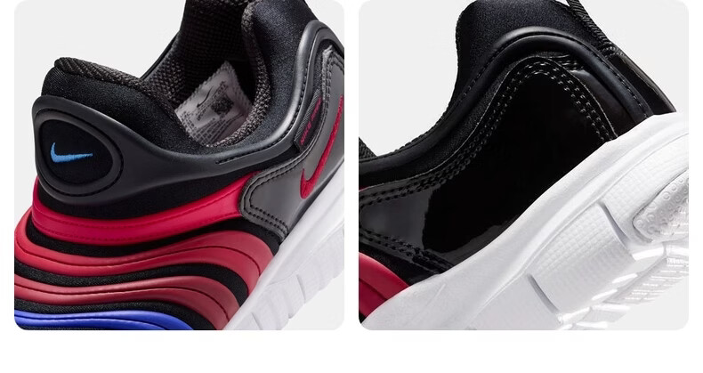 NIKE Kids Dynamo Free Casual Shoes 343738-031 Black Size 29.5 25
