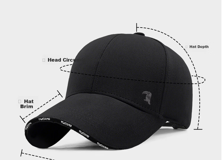 Woodpecker Women's Fashion Casual Versatile Duckbill Cap Slim Face Wide Brim Baseball Hat Men's Large Head Sun Protection Hat 17