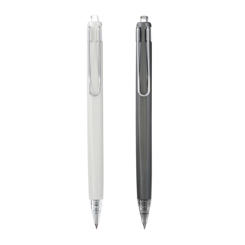 Comix EB53 Retractable Gel Pen 2-Pack Bullet Tip 0.5mm Black