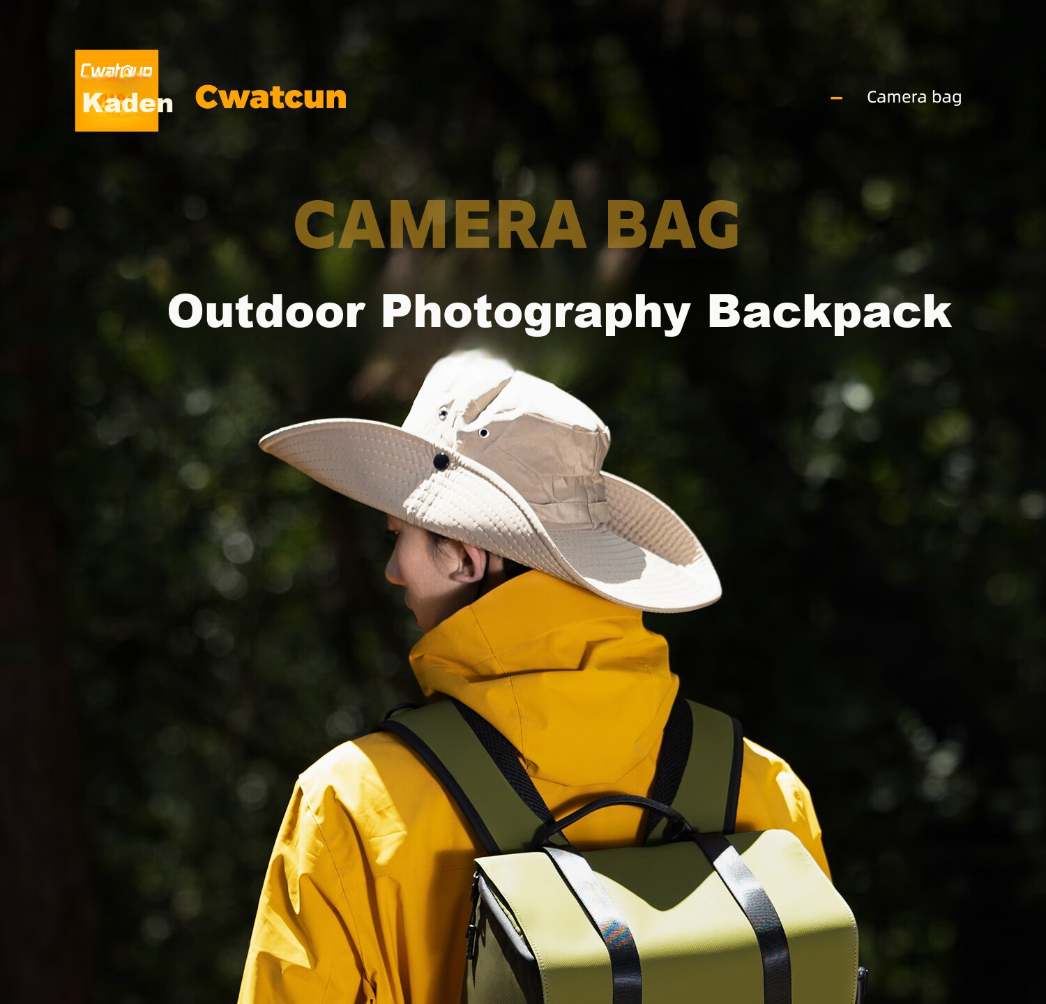 CWATCUN Kaden Camera Backpack Outdoor Photography Waterproof Large Capacity Storage Bag 1