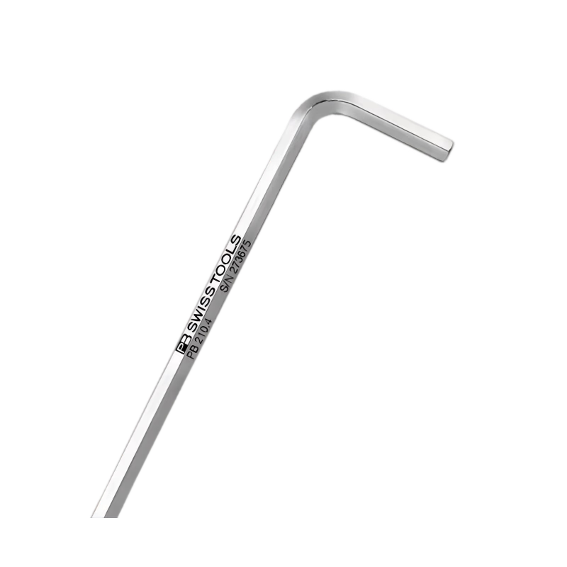 PB SWISSTOOLS Swiss Imported L-Shaped Flat Head Short Handle Metric 4.0mm Hex Wrench PB 210.4 Single Piece