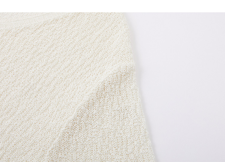 Demana [with Lyocell/Cotton] Summer Glossy V-Neck Textured Jacquard Loose Slim Knit Sweater for Women Premium 16