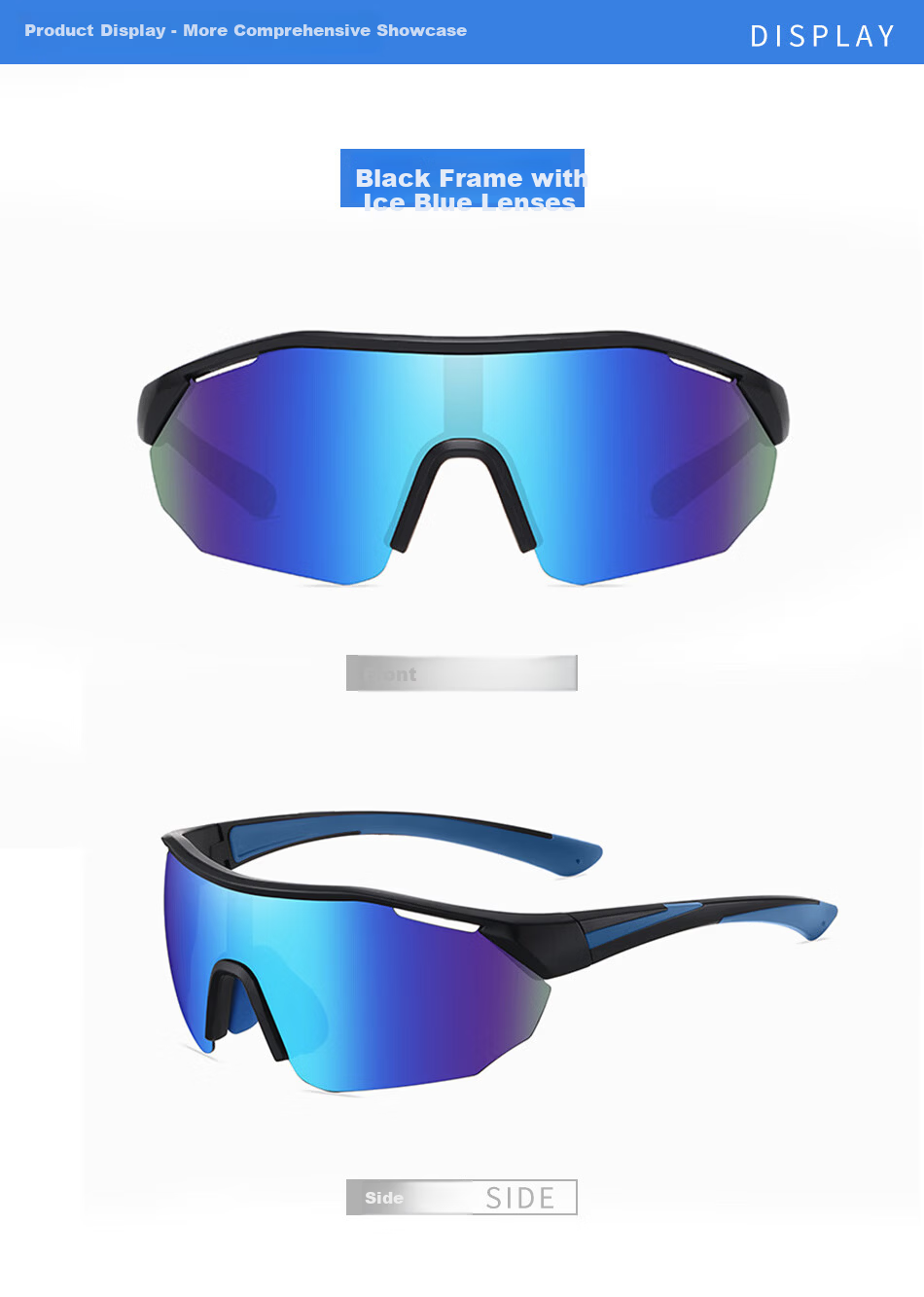DRATRA Summer HD Polarized Sunglasses Men Outdoor Sports Cycling Fishing Driving Fashion Trendy Eyewear 4