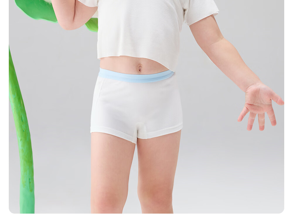 Betis Children's Underwear 5-6 Years Summer Girls Moisture-Wicking Antibacterial Mulberry Silk Gusset Boxer Shorts Class A 16
