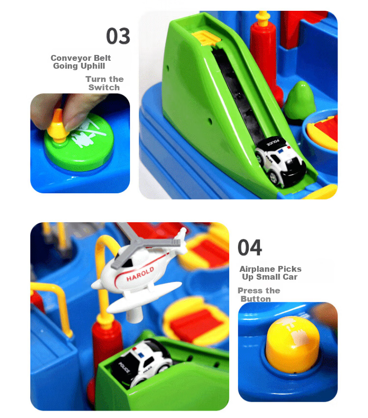 Guangduola Children's Track Car Toy Adventure Challenge Toy for Boys Ages 3-6 Birthday New Year Gift 6
