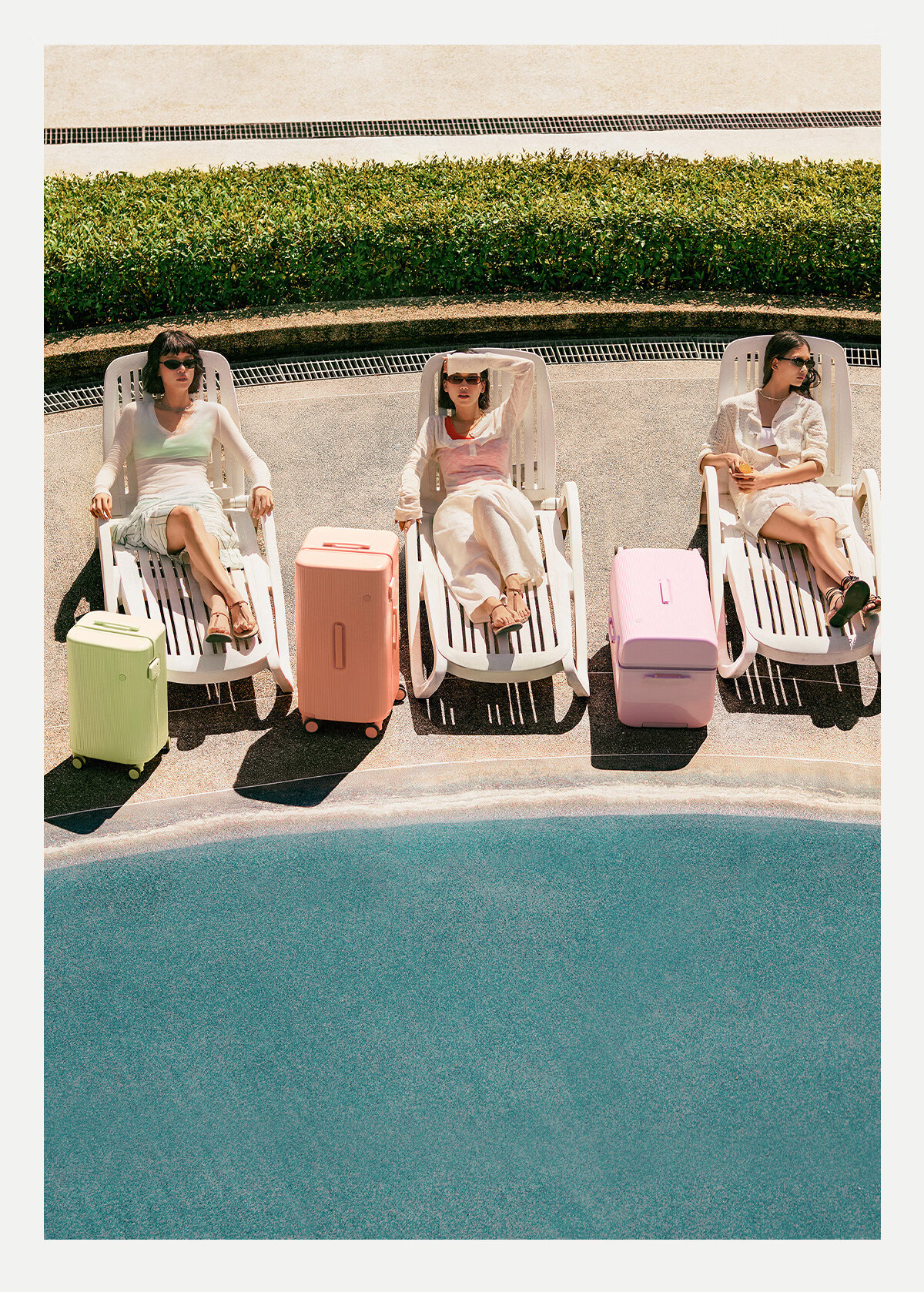 ITO PISTACHIO 2 STRIPED Dream Pink, 20-Inch Carry-On Luggage, Suitcase, Trolley Case, Travel Case 8