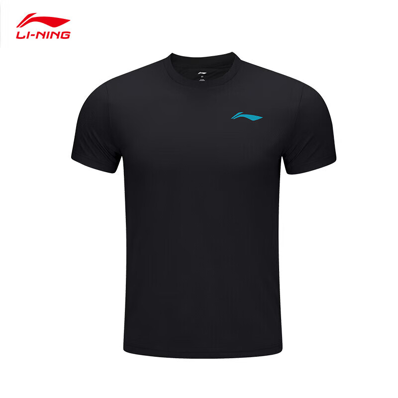 LI-NING Badminton Short Sleeve T-Shirt Sweat-Absorbing Quick-Dry Sports Tee Unisex AHST347 Standard White M 7