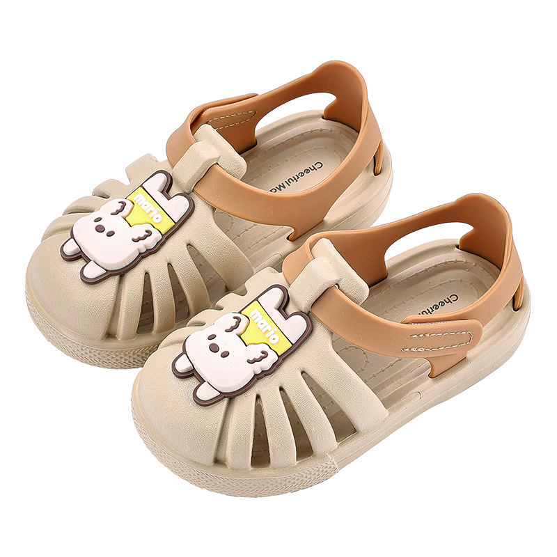 Cheerful Mario 2026 New Kids Open-Toe Sandals Girls Summer Breathable Baby Toddler Bath Shoes Boys 1-3 Years Beach Sandals