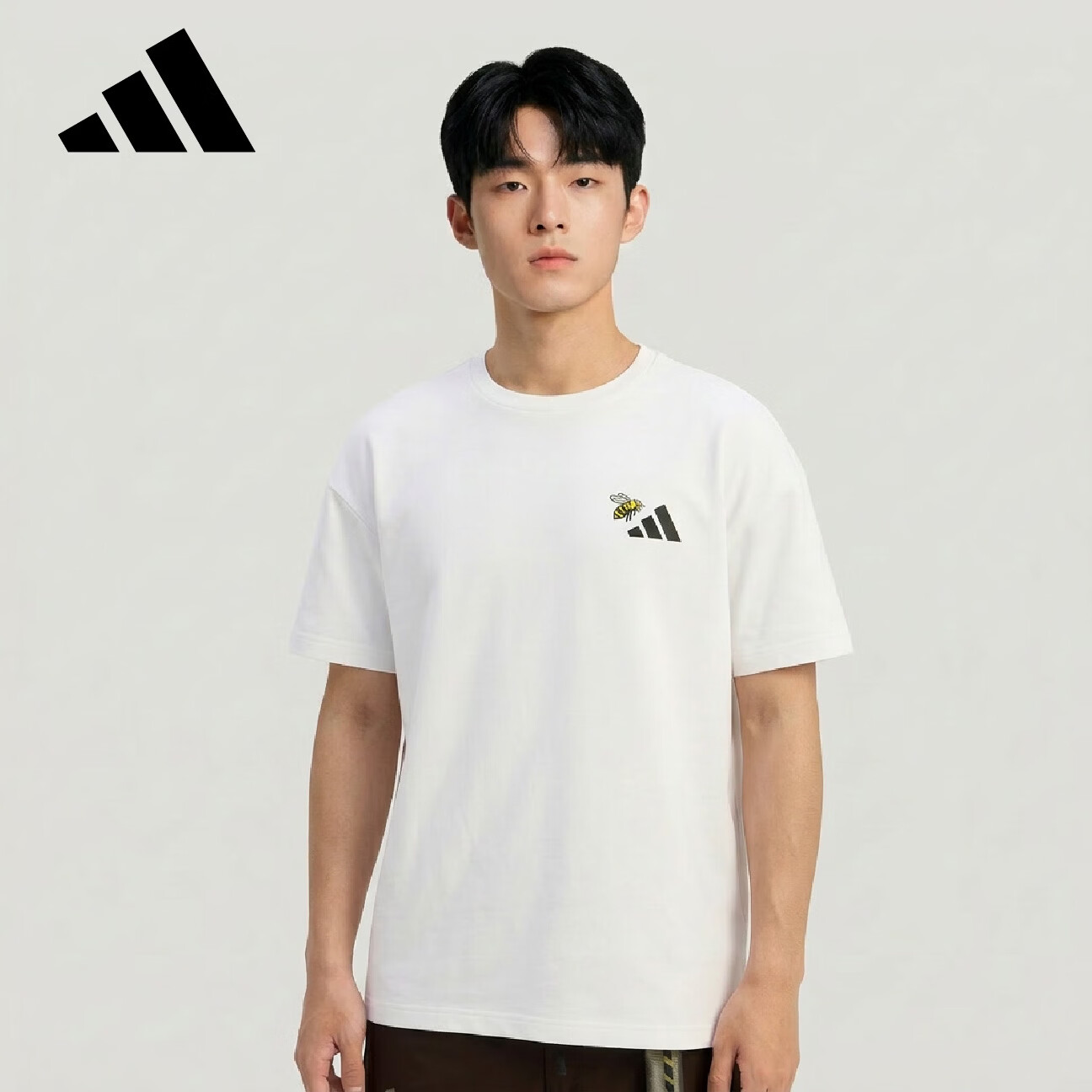 Adidas Outdoor Series Unisex MT NATURE G TEE Short Sleeve T-Shirt KG3846 White XS